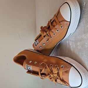 Converse CTAS Ox Sneakers Style A08586F Gingersnap White Men's US 11.5